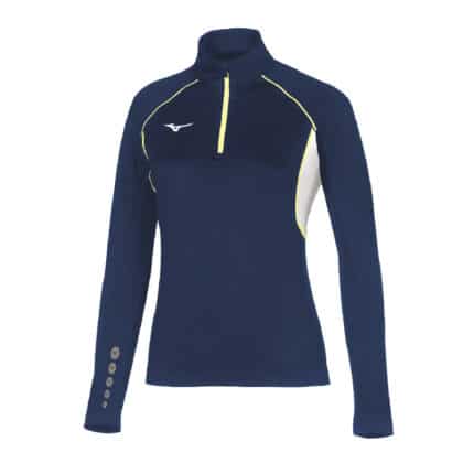 Haut 1/4 de zip d'échauffement femme PREMIUM JPN WARMER Mizuno