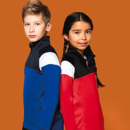 Sweat d'entrainement 1/4 zip enfant Proact 388