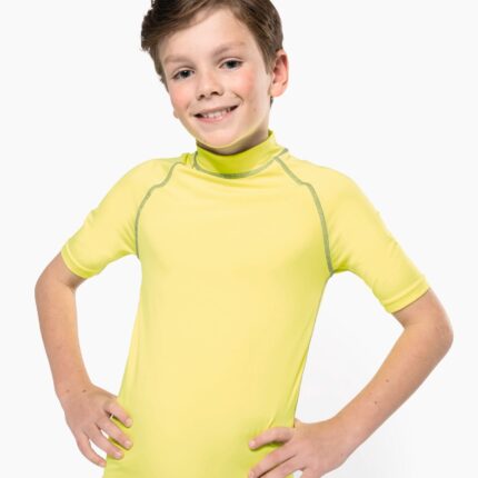 T-shirt technique à manches courtes avec protection anti-UV enfant